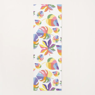 Indian Summer Autumn With Colourful Leaves Yoga Mat
