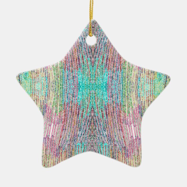 Indian Summer Ceramic Ornament (Front)