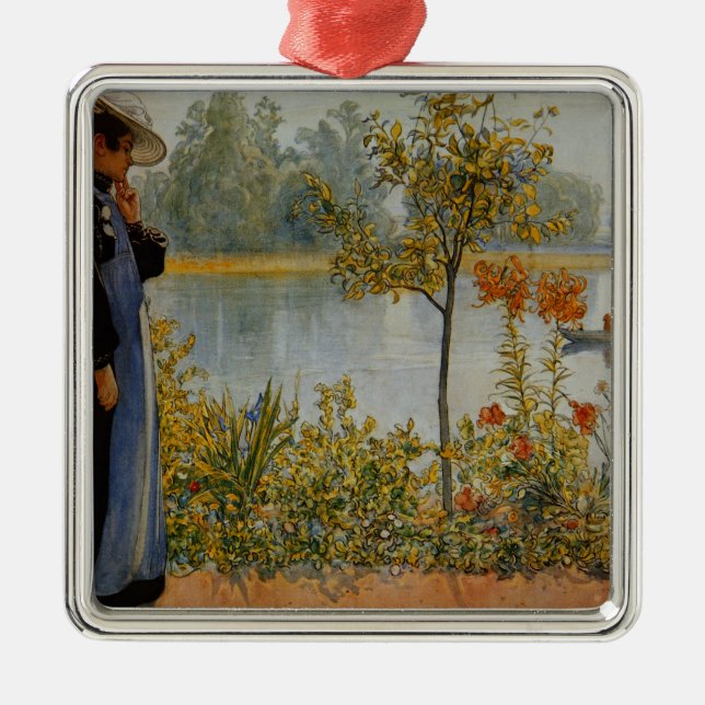 Indian Summer Metal Ornament (Front)
