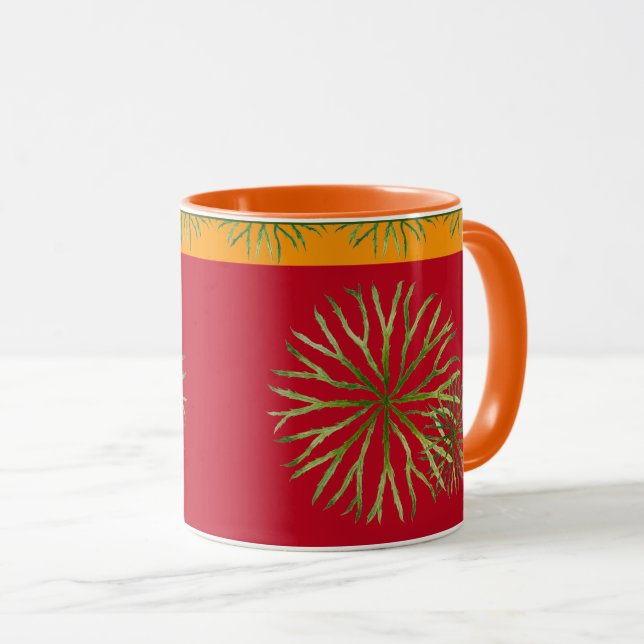 Indian Summer sur un 11 oz. Mug combo (M) (Devant droit)