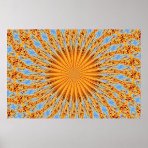 Indian summer warmth poster