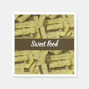 Indian Sweet Mysore Pak Sweet Food Birthday Napkin