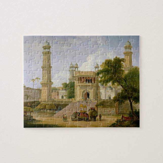 Indian Temple, said to be the Mosque of Abo-ul-Nab Jigsaw Puzzle (Horizontal)