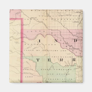 Indian Terr, Texas NW portion Magnet