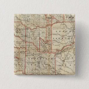 Indian Territory 2 Inch Square Button