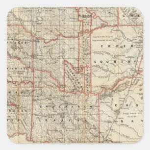 Indian Territory Square Sticker