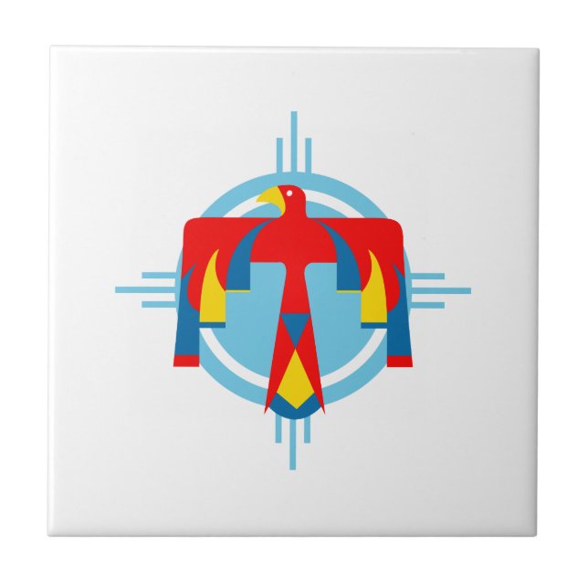 Indian Thunderbird Tile (Front)