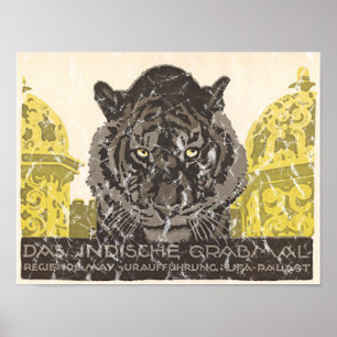 Indian Tomb - distressed Poster