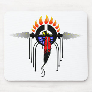 Indian Totem Mouse Pad