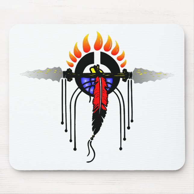 Indian Totem Mouse Pad (Front)