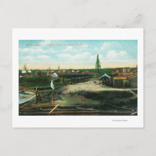 Indian Town on Yukon RiverAnvik, AK Postcard