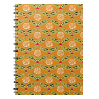 Indian Traditional Illustration Pattern. Notebook