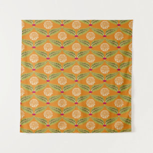 Indian Traditional Illustration Pattern. Tapestry