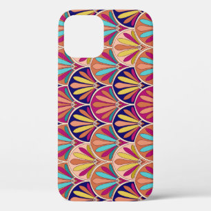 Indian Traditional Textile Illustration iPhone 12 Case