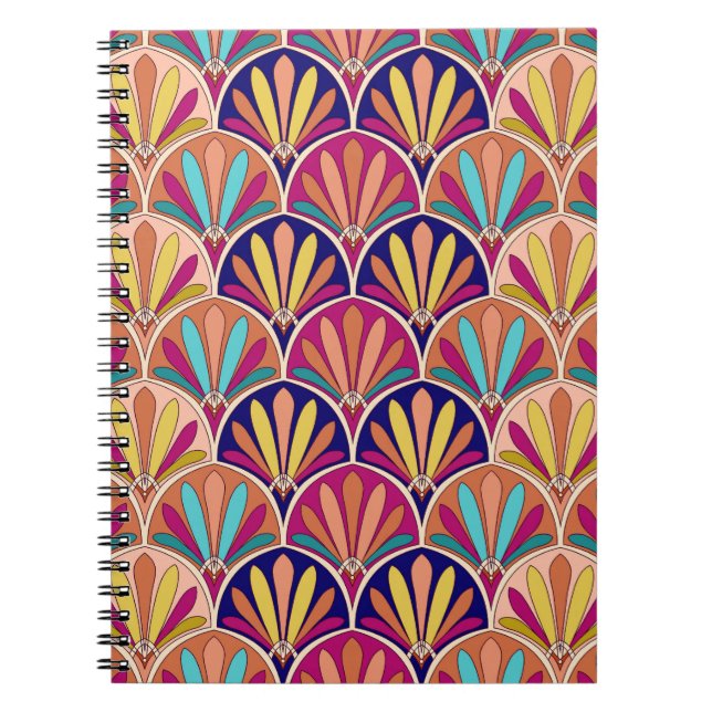 Indian Traditional Textile Illustration Notebook (Front)