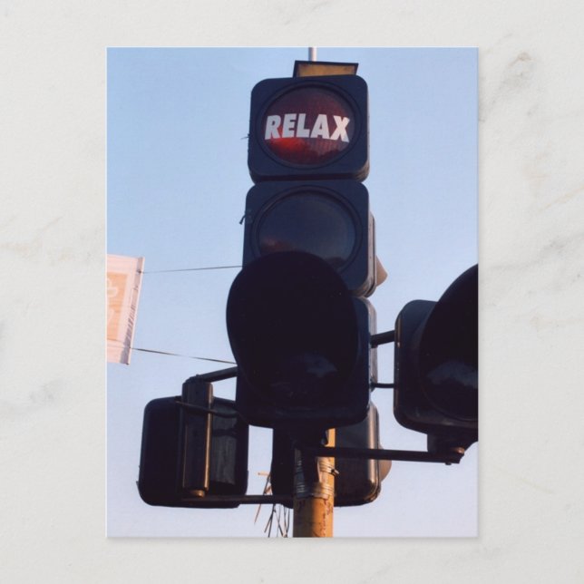 Indian Traffic Light Postcard (Front)