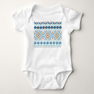 Indian Tribal Rug Ornament Pattern Baby Bodysuit
