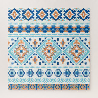 Indian Tribal Rug Ornament Pattern Jigsaw Puzzle
