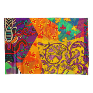 Indian Turkish Festive Patchwork Mandala Pillowcase