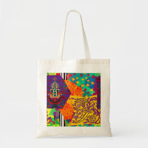 Indian Turkish Festive Patchwork Mandala Tote Bag