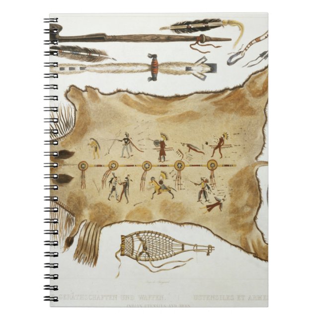 Indian Utensils and Arms, plate 21 from Volume 2 o Notebook (Front)