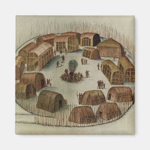 Indian Village of Pomeiooc Magnet