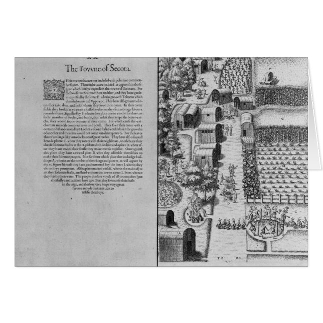 Indian Village of Secoton (Front Horizontal)