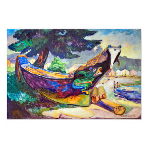 Indian War Canoe Emily Carr Photo Print