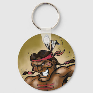 Indian Warrior Keychain