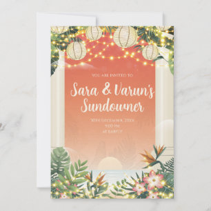 Indian Wedding After Party invitation Digital