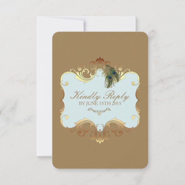 Indian Wedding II - Reply Card (Front)