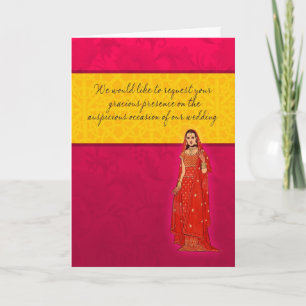 Indian Wedding Invitation Card