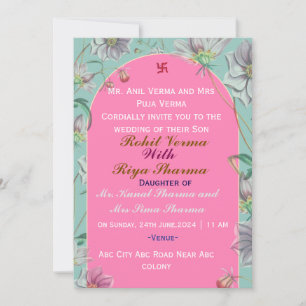 Indian Wedding Invitations 