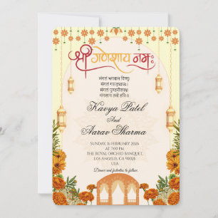Indian Wedding Invitations for USA