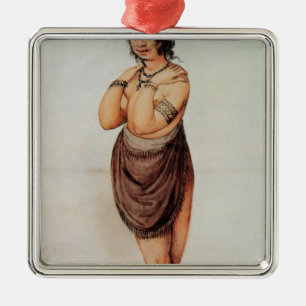 Indian Woman Metal Ornament