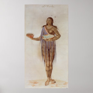 Indian Woman of Florida Poster