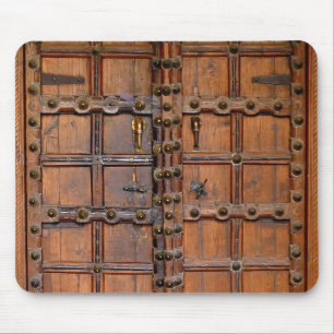 Indian Wooden Door Mouse Pad