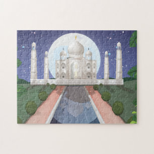 Indian world icon logo travel poster jigsaw puzzle
