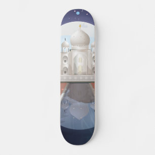 Indian world icon logo travel poster skateboard