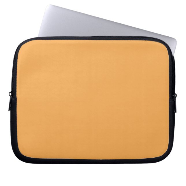 Indian Yellow Colour Background ready to customize Laptop Sleeve (Front)