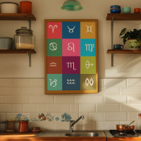 Indian Zodiac - 12 Vedic Signs with Sacred Colours