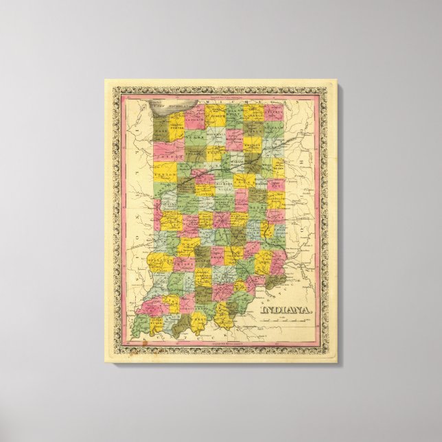 Indiana 10 canvas print (Front)