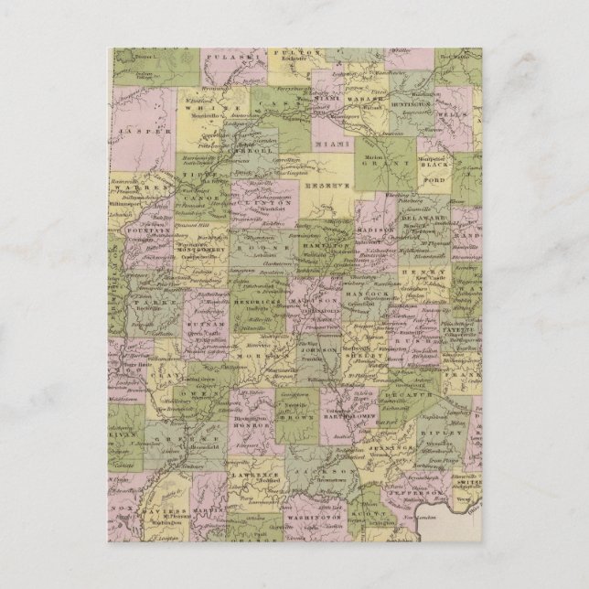 Indiana 12 postcard (Front)