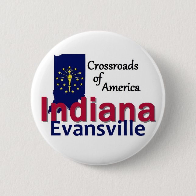 INDIANA 2 INCH ROUND BUTTON (Front)