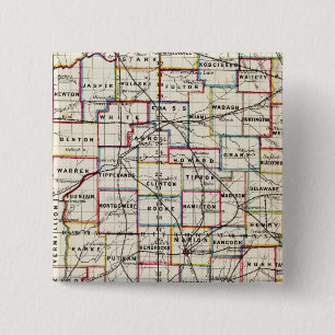 Indiana 2 inch square button