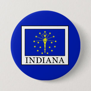 Indiana 3 Inch Round Button