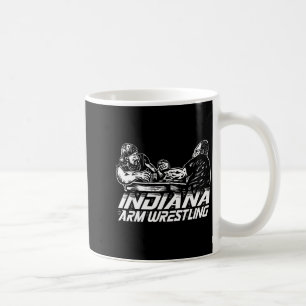 Indiana Arm Wrestling  Coffee Mug