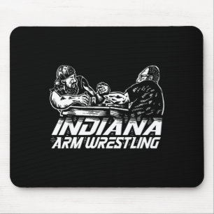 Indiana Arm Wrestling Mouse Pad