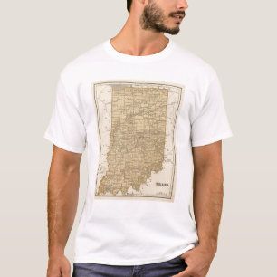 Indiana Atlas Map T-Shirt