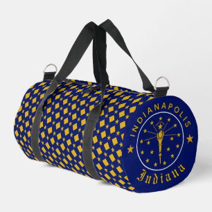Indiana Bag, gym, travel bag, USA, Indiana Flag Duffle Bag